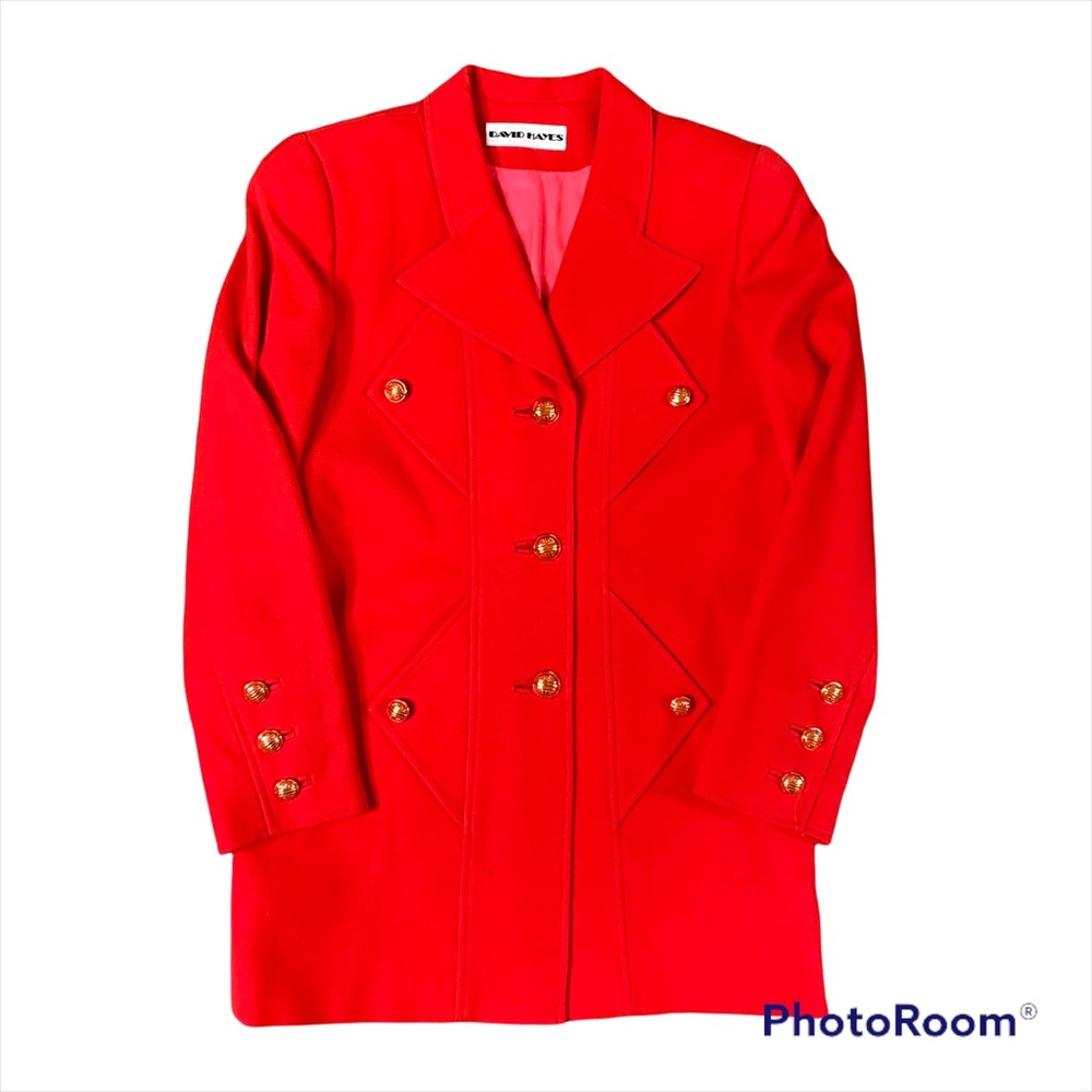 Vintage David Hayes 100% Wool Coat